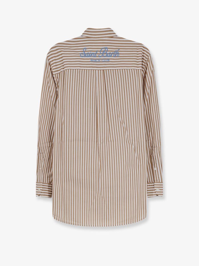 MC2 SAINT BARTH Brigitte Striped Cotton Shirt