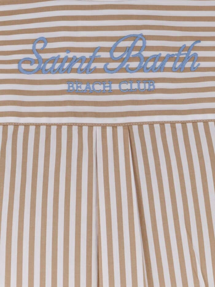 MC2 SAINT BARTH Brigitte Striped Cotton Shirt