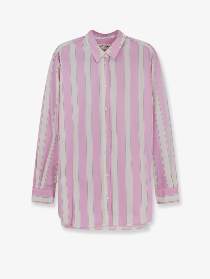 MC2 SAINT BARTH Brigitte Striped Cotton Shirt