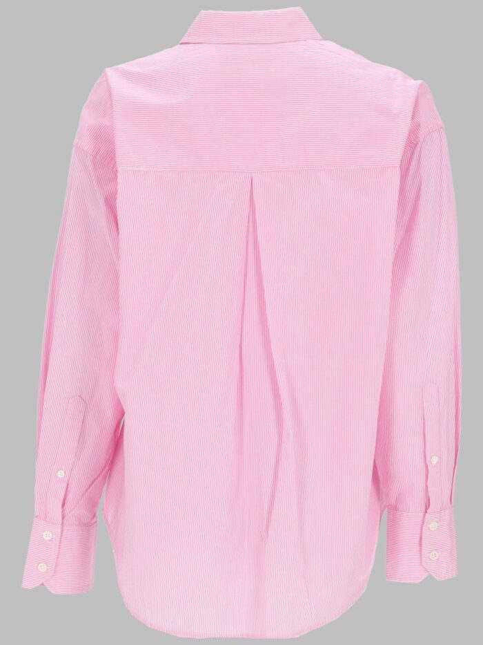 MC2 SAINT BARTH CAMICIA A RIGHE CON RICAMO