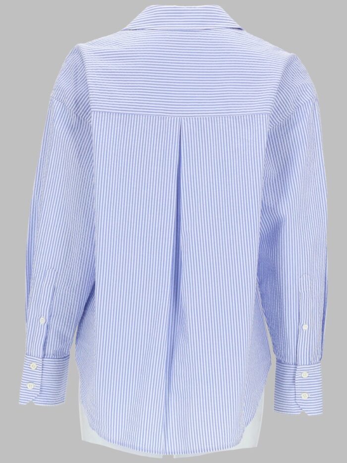 MC2 SAINT BARTH CAMICIA A RIGHE CON RICAMO