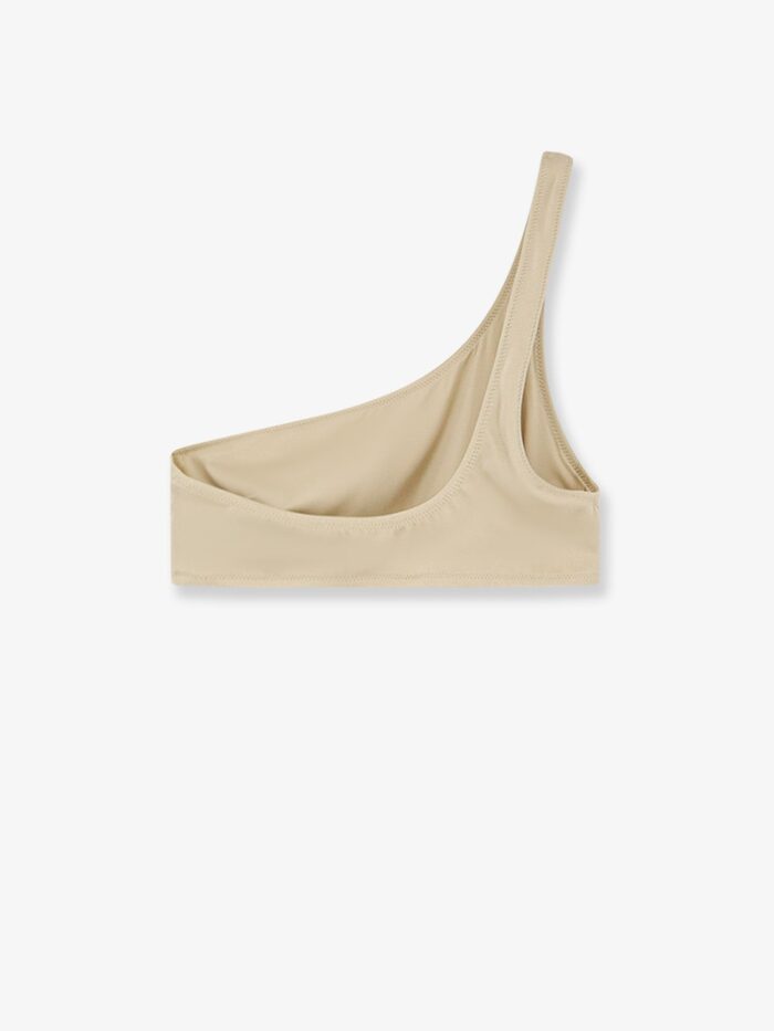 MC2 SAINT BARTH Celestine Shiny One-shoulder Bikini Top