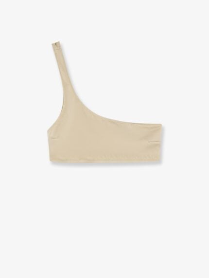 MC2 SAINT BARTH Celestine Shiny One-shoulder Bikini Top