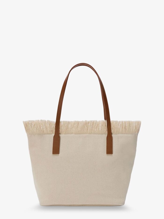 MC2 SAINT BARTH City Bag Mid Fringe Canvas Shoulder Bag