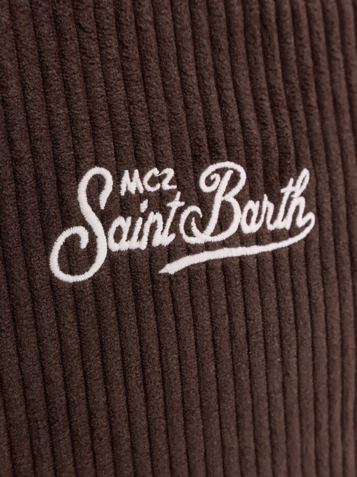 MC2 SAINT BARTH Colette Corduroy Handbag