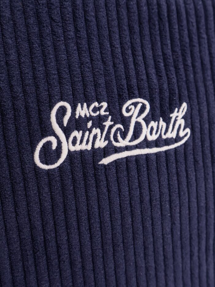 MC2 SAINT BARTH Colette Corduroy Handbag