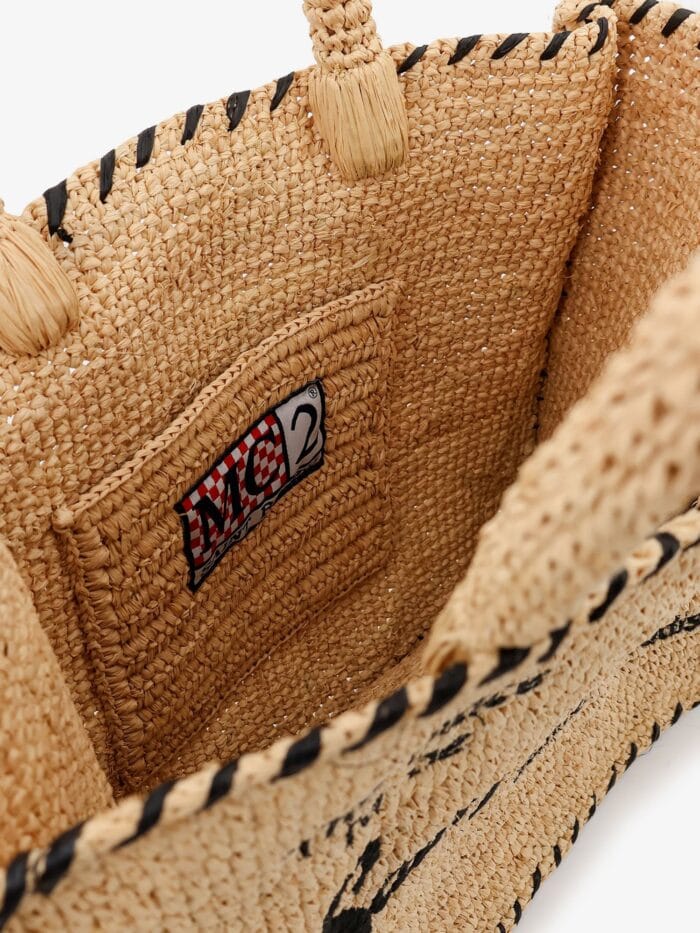 MC2 SAINT BARTH Colette Raffia Handbag