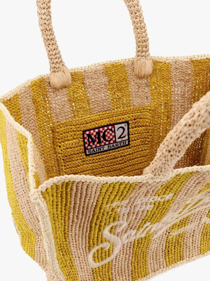 MC2 SAINT BARTH Colette Rafia Handbag