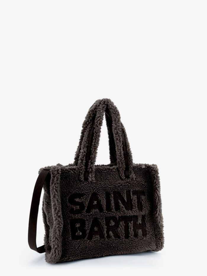 MC2 SAINT BARTH Colette Teddy Crossbody Bag With Logo On The Front