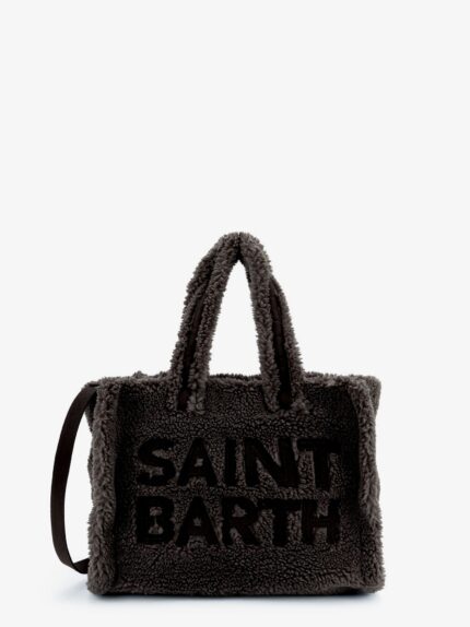 MC2 SAINT BARTH Colette Teddy Crossbody Bag With Logo On The Front