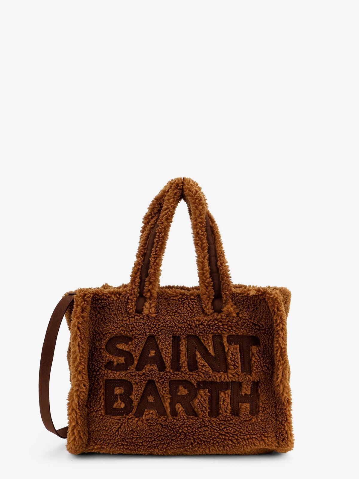 MC2 SAINT BARTH Colette Teddy Crossbody Bag With Logo On The Front