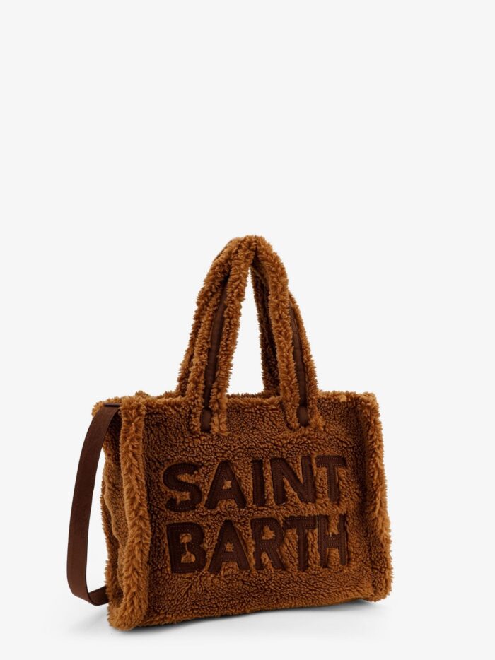MC2 SAINT BARTH Colette Teddy Crossbody Bag With Logo On The Front