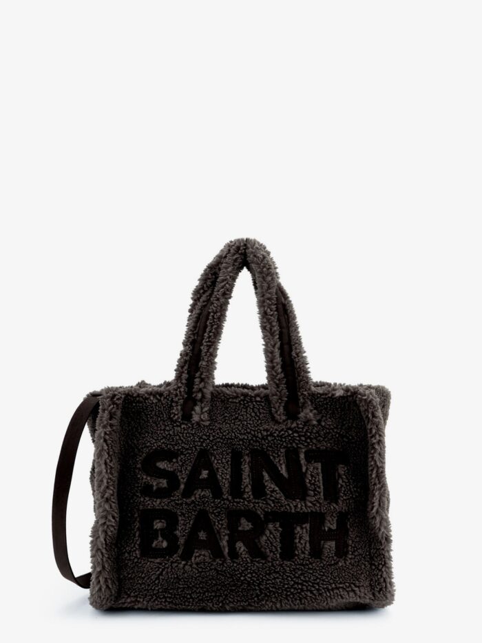 MC2 SAINT BARTH Colette Teddy Crossbody Bag With Logo On The Front