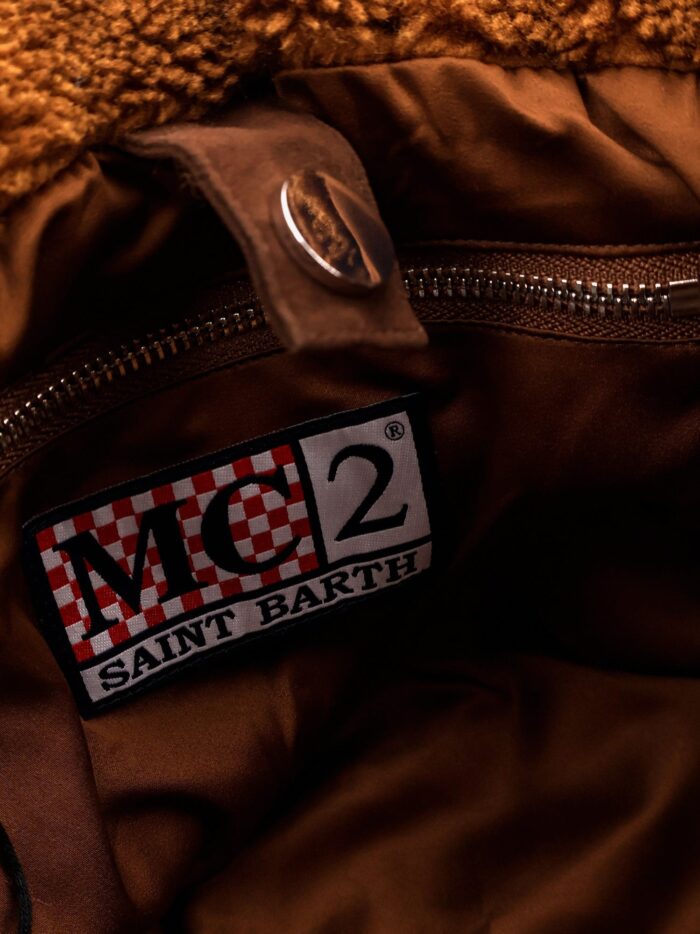 MC2 SAINT BARTH Colette Teddy Crossbody Bag With Logo On The Front