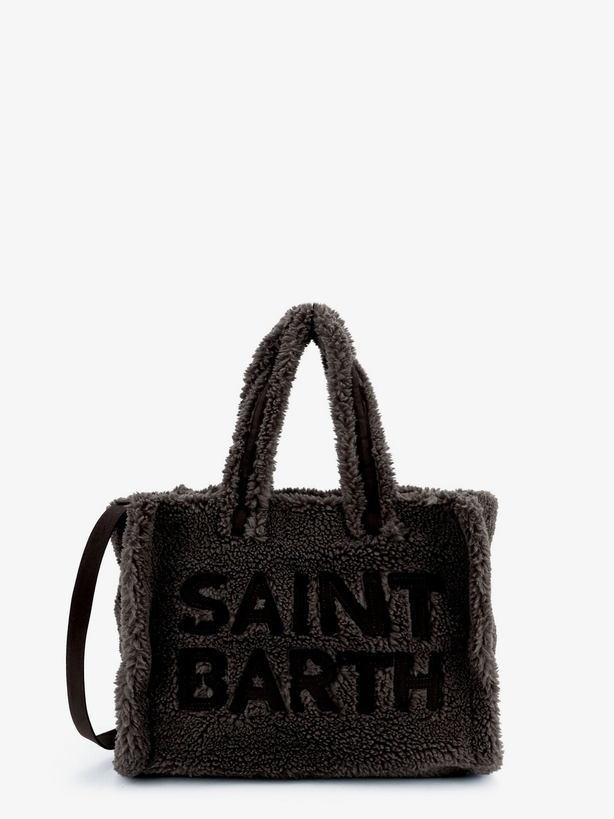 MC2 SAINT BARTH Colette Teddy Crossbody Bag With Logo On The Front