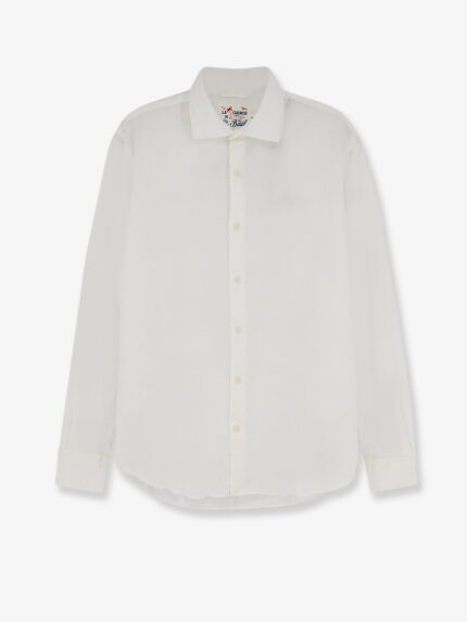 MC2 SAINT BARTH Cotton Shirt With Front Embroidered Logo
