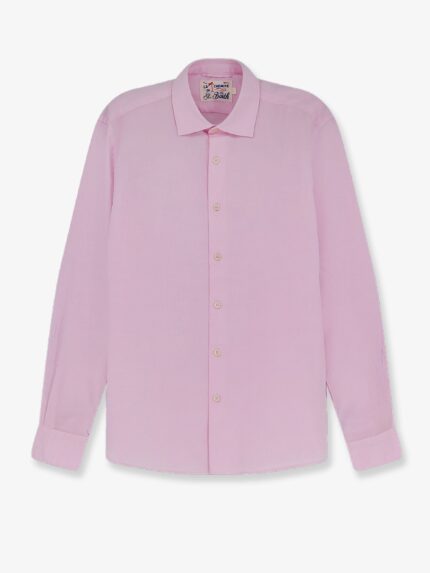 MC2 SAINT BARTH Cotton Shirt With Front Embroidered Logo