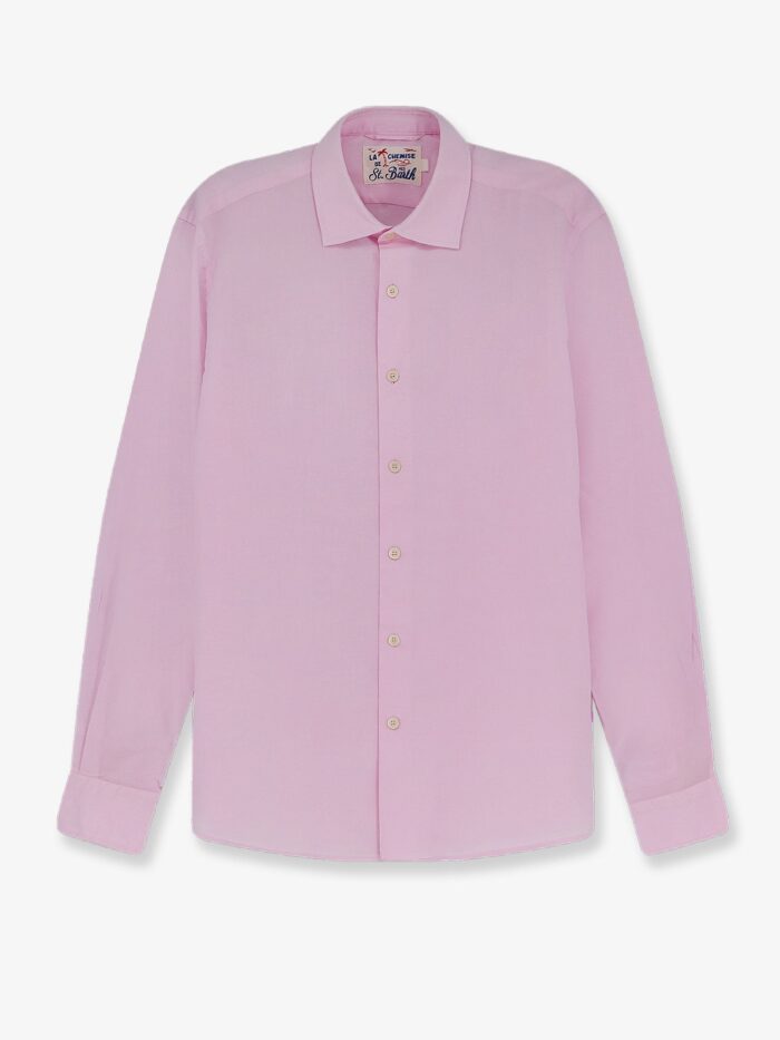 MC2 SAINT BARTH Cotton Shirt With Front Embroidered Logo