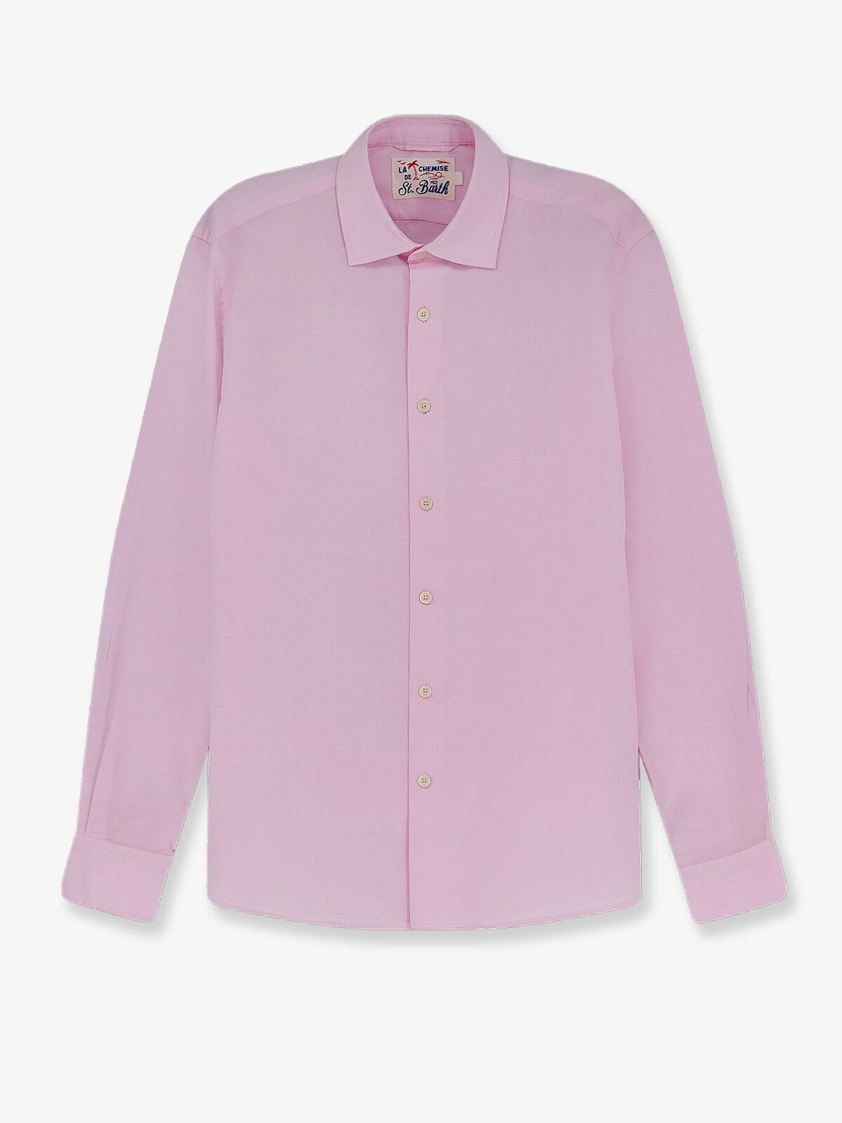 MC2 SAINT BARTH Cotton Shirt With Front Embroidered Logo