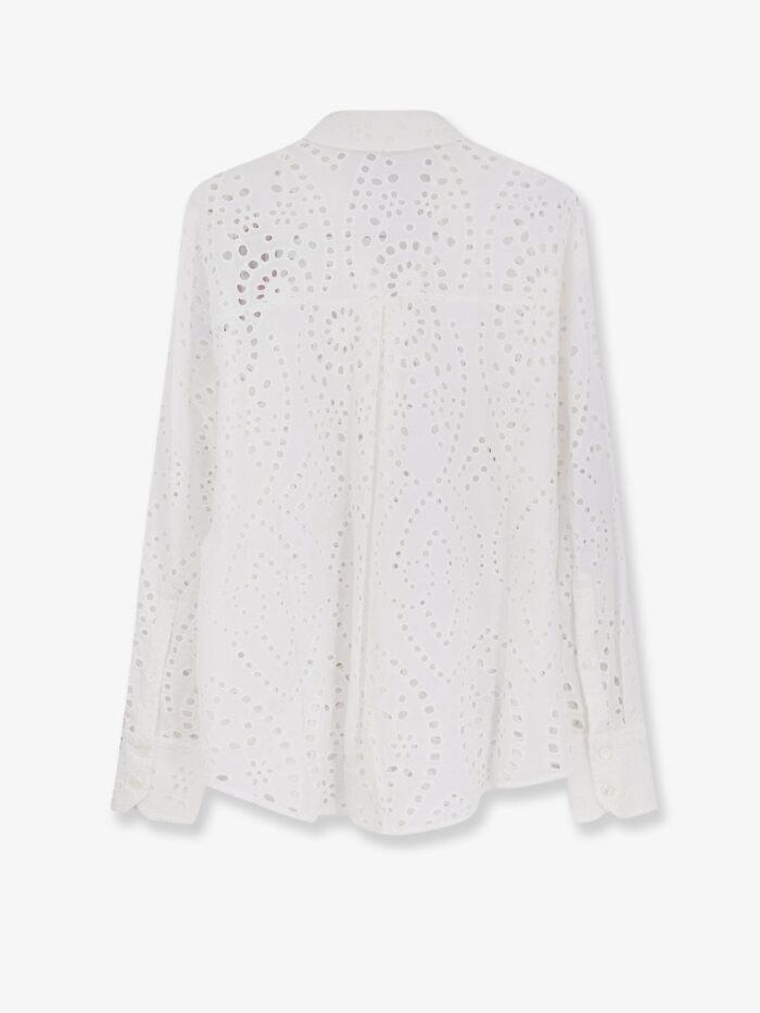 MC2 SAINT BARTH Cristal Broderie Anglaise Embroidery Shirt