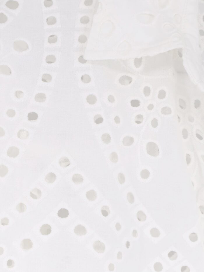 MC2 SAINT BARTH Cristal Broderie Anglaise Embroidery Shirt