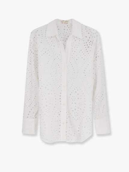 MC2 SAINT BARTH Cristal Broderie Anglaise Embroidery Shirt