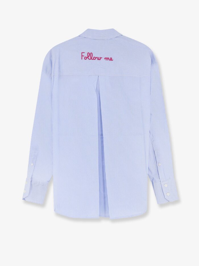 MC2 SAINT BARTH Cristal Cotton Shirt With Striped Pattern