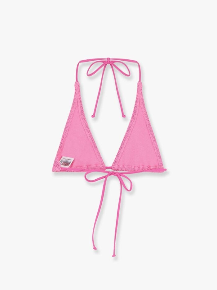 MC2 SAINT BARTH Guiana Crinkle Nylon Bikini Top
