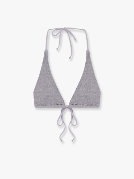 MC2 SAINT BARTH Guiana Crinkle Nylon Bikini Top