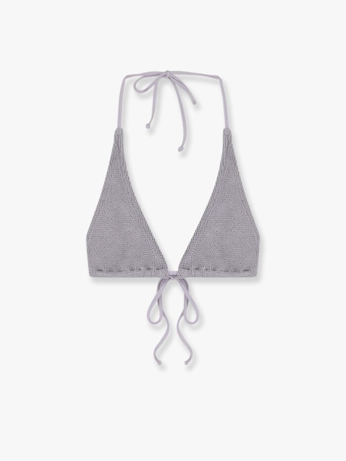 MC2 SAINT BARTH Guiana Crinkle Nylon Bikini Top