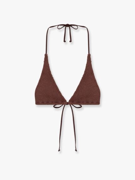 MC2 SAINT BARTH Guiana Crinkle Nylon Bikini Top