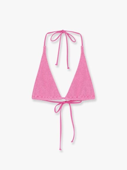 MC2 SAINT BARTH Guiana Crinkle Nylon Bikini Top