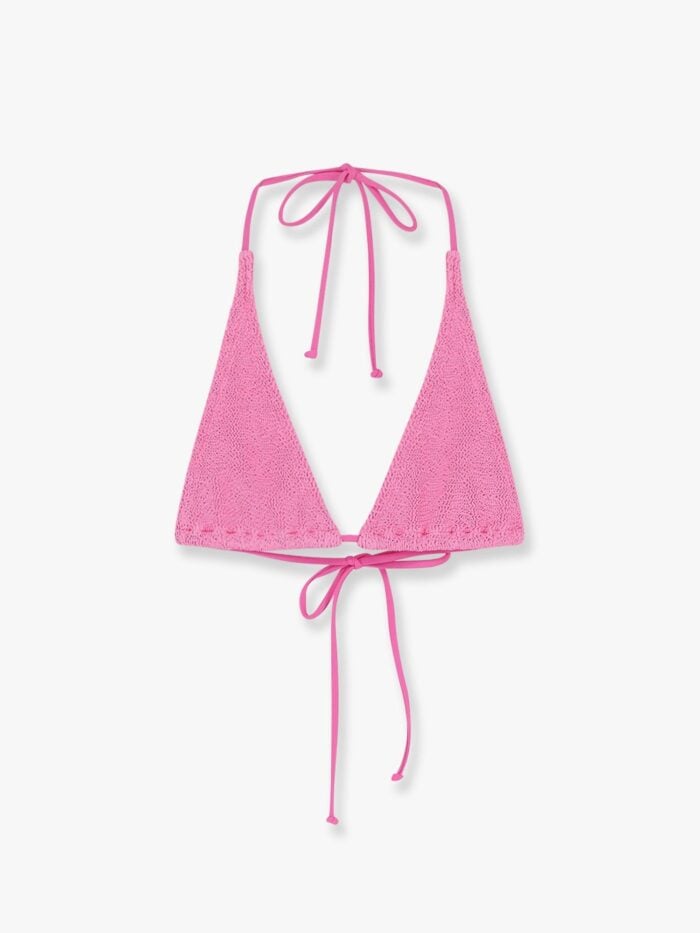 MC2 SAINT BARTH Guiana Crinkle Nylon Bikini Top