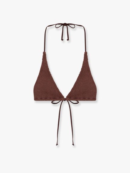 MC2 SAINT BARTH Guiana Crinkle Nylon Bikini Top
