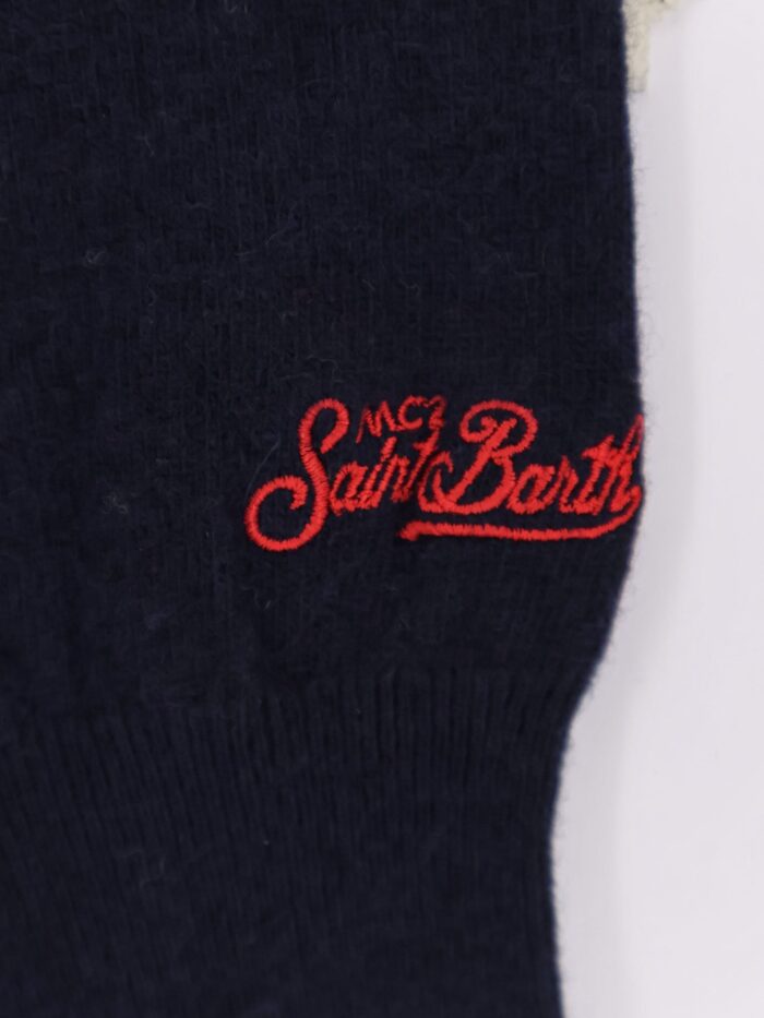 MC2 SAINT BARTH Heron Light Sweater With Yuppies I Giovani Di Successo Embroidery