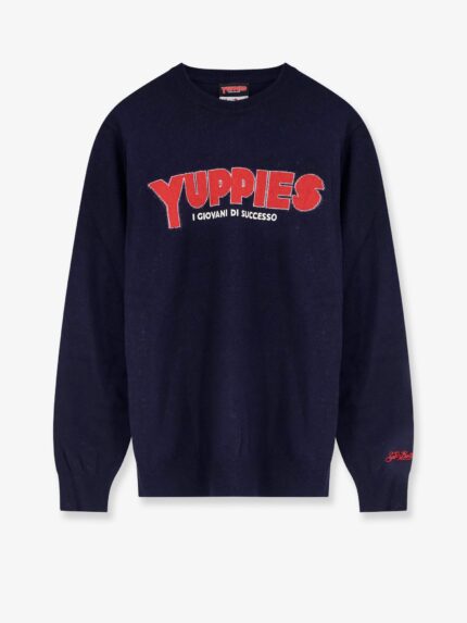 MC2 SAINT BARTH Heron Light Sweater With Yuppies I Giovani Di Successo Embroidery