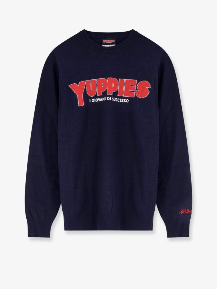 MC2 SAINT BARTH Heron Light Sweater With Yuppies I Giovani Di Successo Embroidery