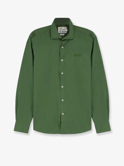 MC2 SAINT BARTH Ice Cotton Shirt With Embroidered Logo On The Front