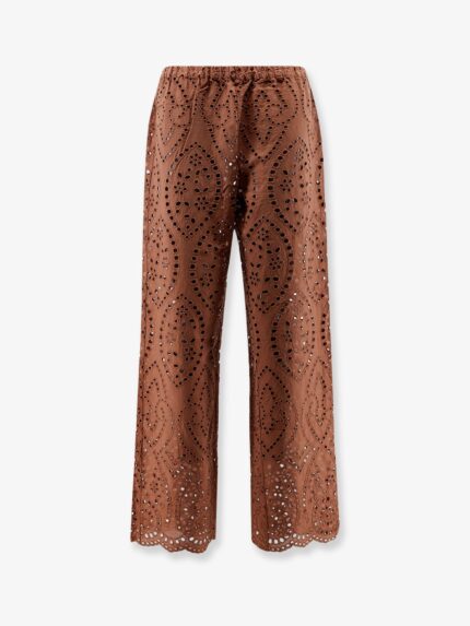 MC2 SAINT BARTH Inez Sangallo Lace Trousers