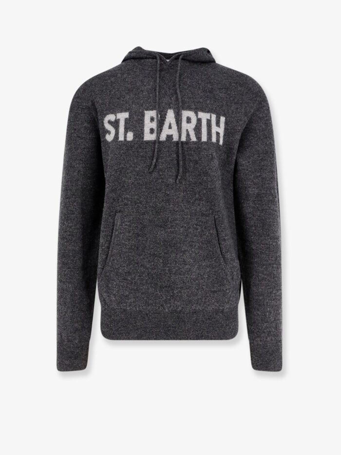 mc2 saint barth jack wool sweatshirt with front logo inlay MC2 SAINT BARTH Jack Wool Sweatshirt With Front Logo Inlay