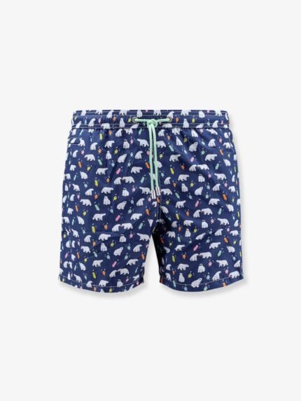 MC2 SAINT BARTH Lighting Micro Fantasy Nylon Swim Trunk