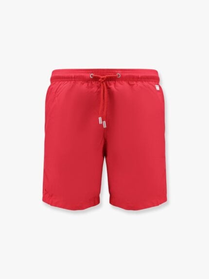 MC2 SAINT BARTH Lighting Pantone Nylon Swim Trunks With Logo Patch
