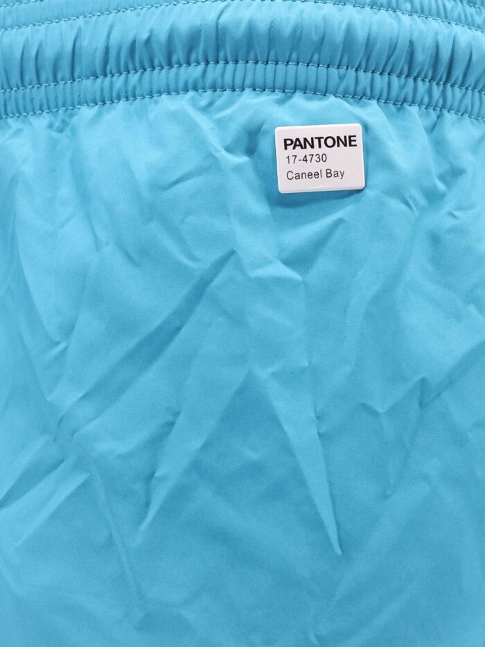 MC2 SAINT BARTH Lighting Pantone Polyester Swim Trunks With Logo Patch