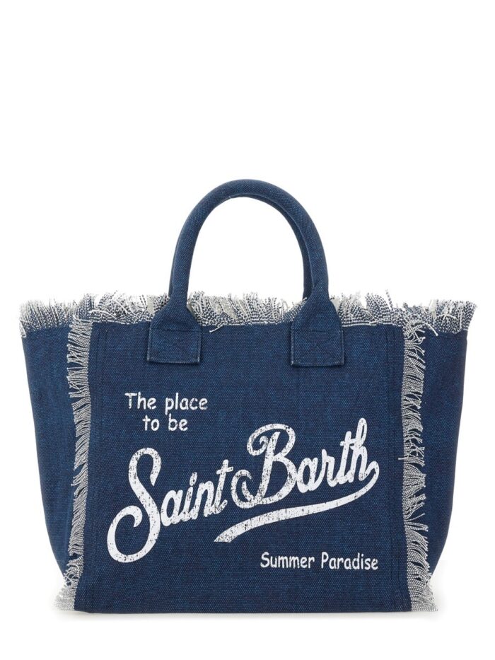 MC2 SAINT BARTH LOGO PRINT SHOPPER BAG