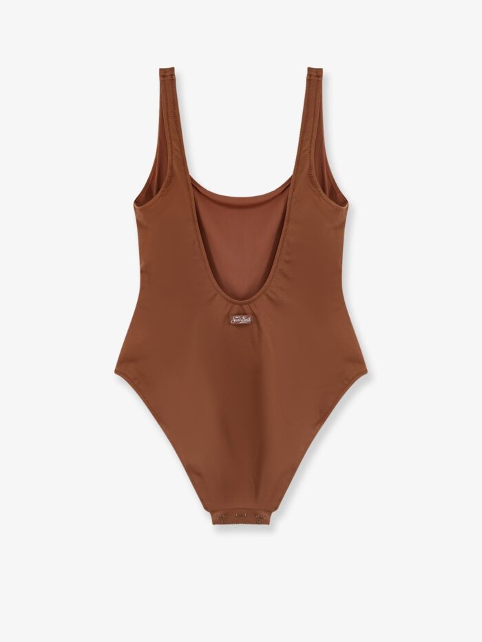 MC2 SAINT BARTH Lora Shiny Strass Leopard One-piece Swimsuit