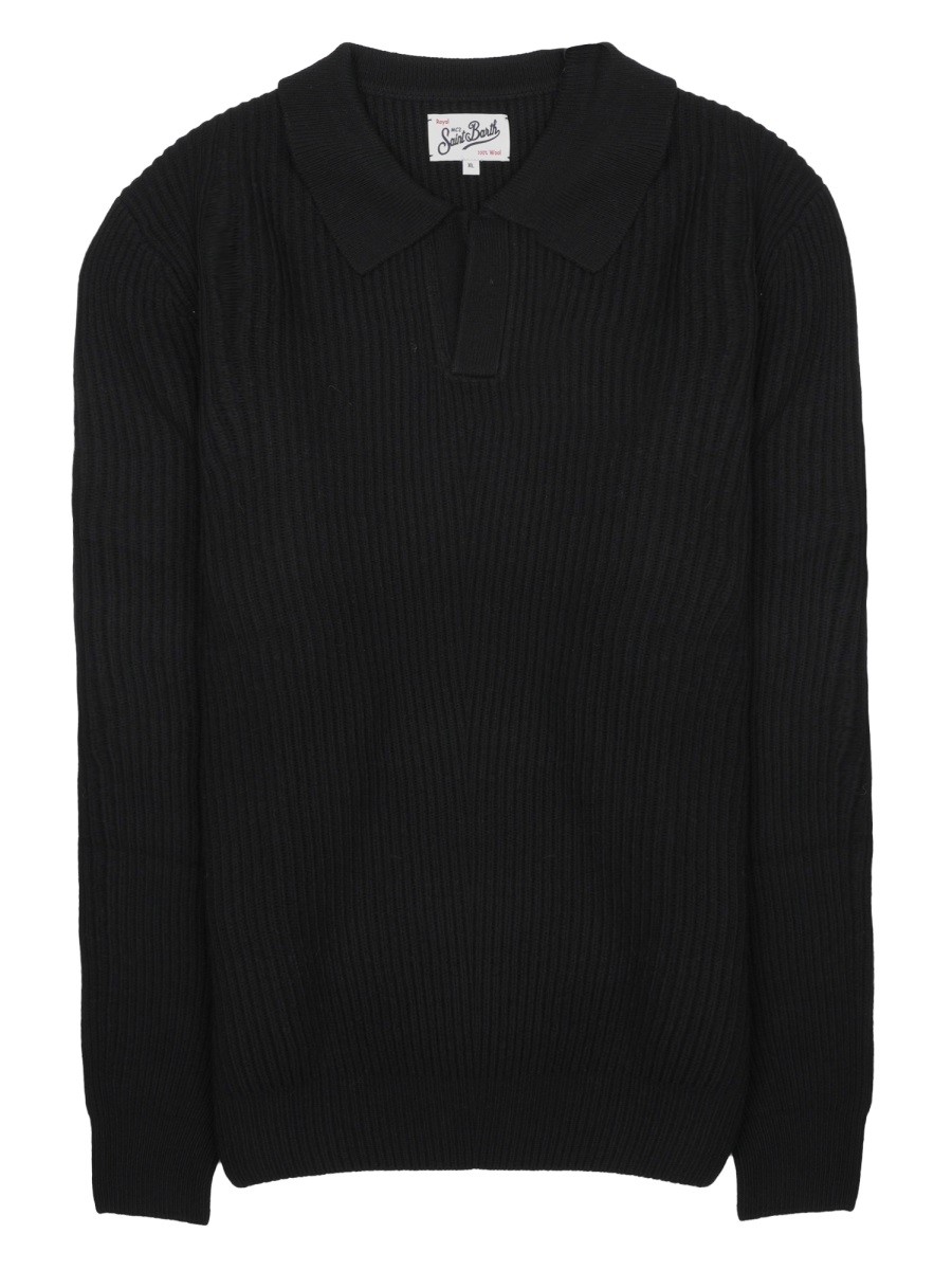 MC2 SAINT BARTH MAGLIA CON COLLETTO A POLO