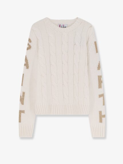 MC2 SAINT BARTH Malmo Wool Blend Cable Knit Sweater