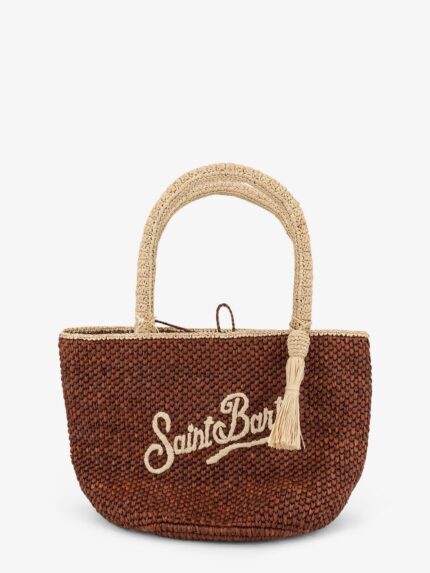 MC2 SAINT BARTH Marcy Raffia Handbag