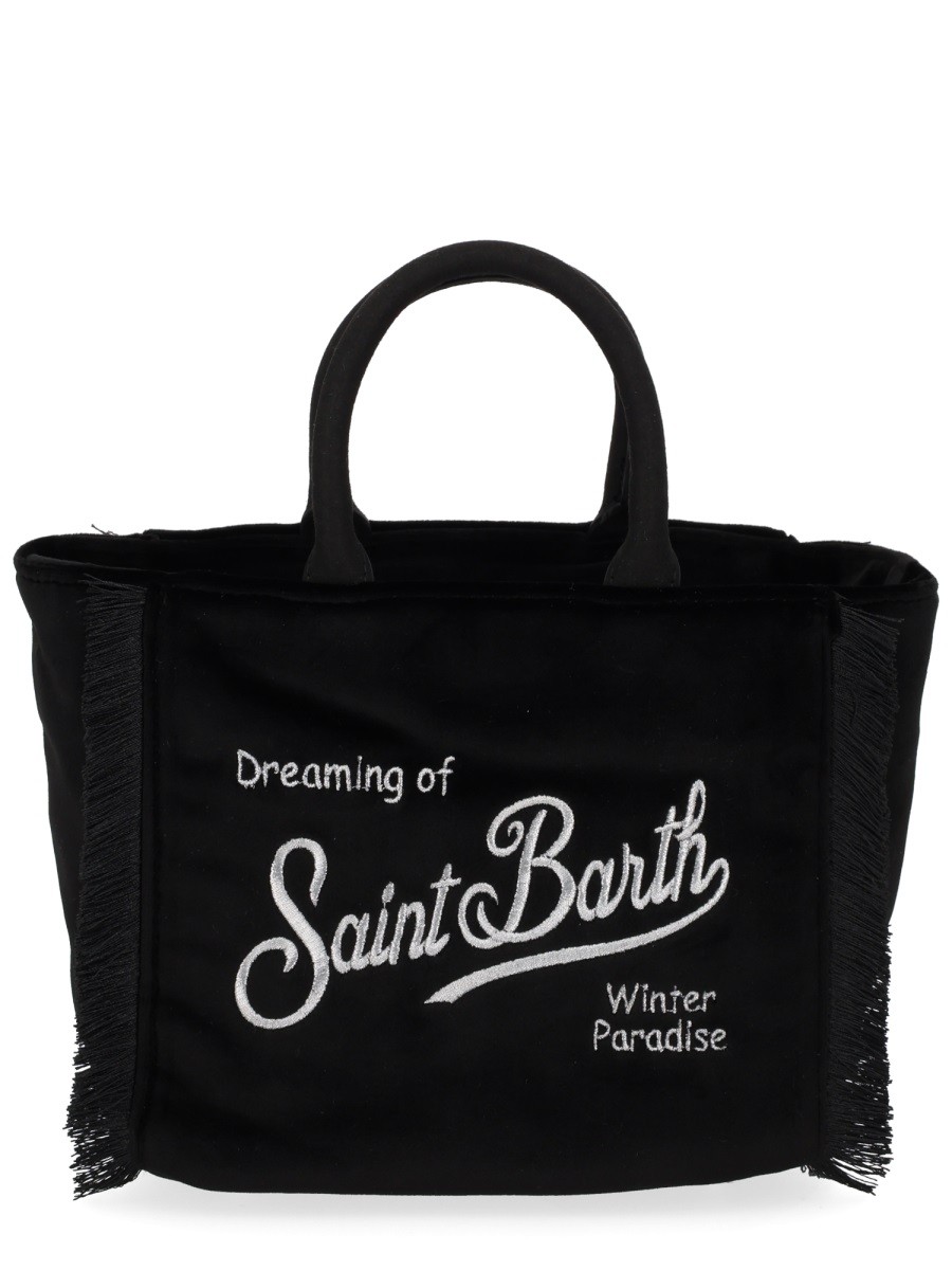 MC2 SAINT BARTH "MINI VELVET" TOTE BAG
