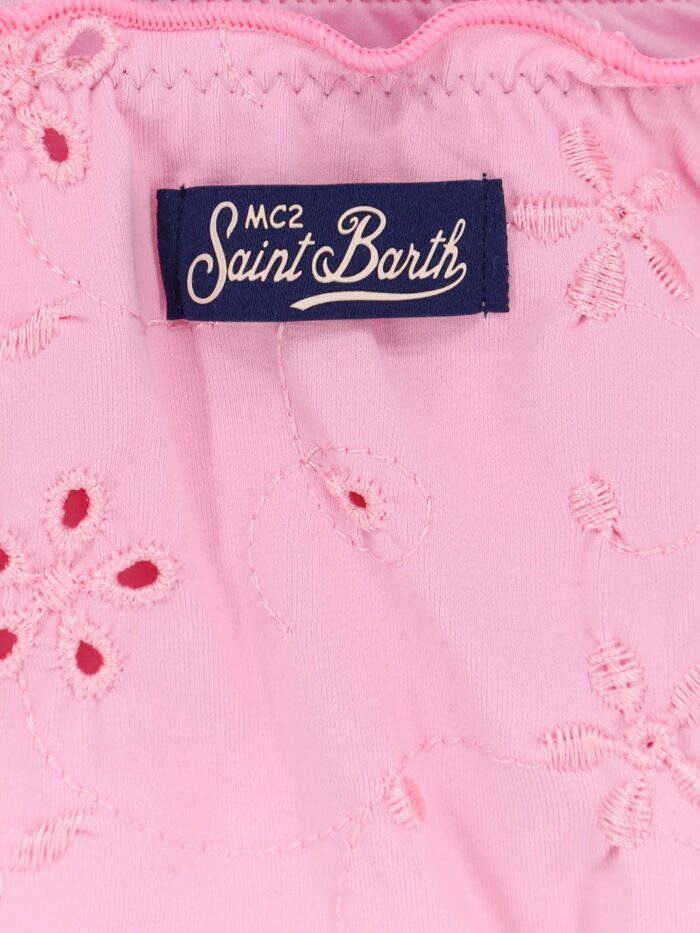 MC2 SAINT BARTH Moon Bikin Bottom With Embroidery
